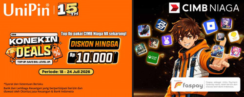 Konekin Deals bareng CIMB Niaga Dapatkan Diskon 10.000!*